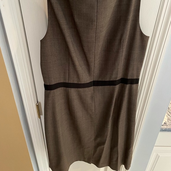Ann Taylor Gray Grey Dress Size 12 - Picture 4 of 5